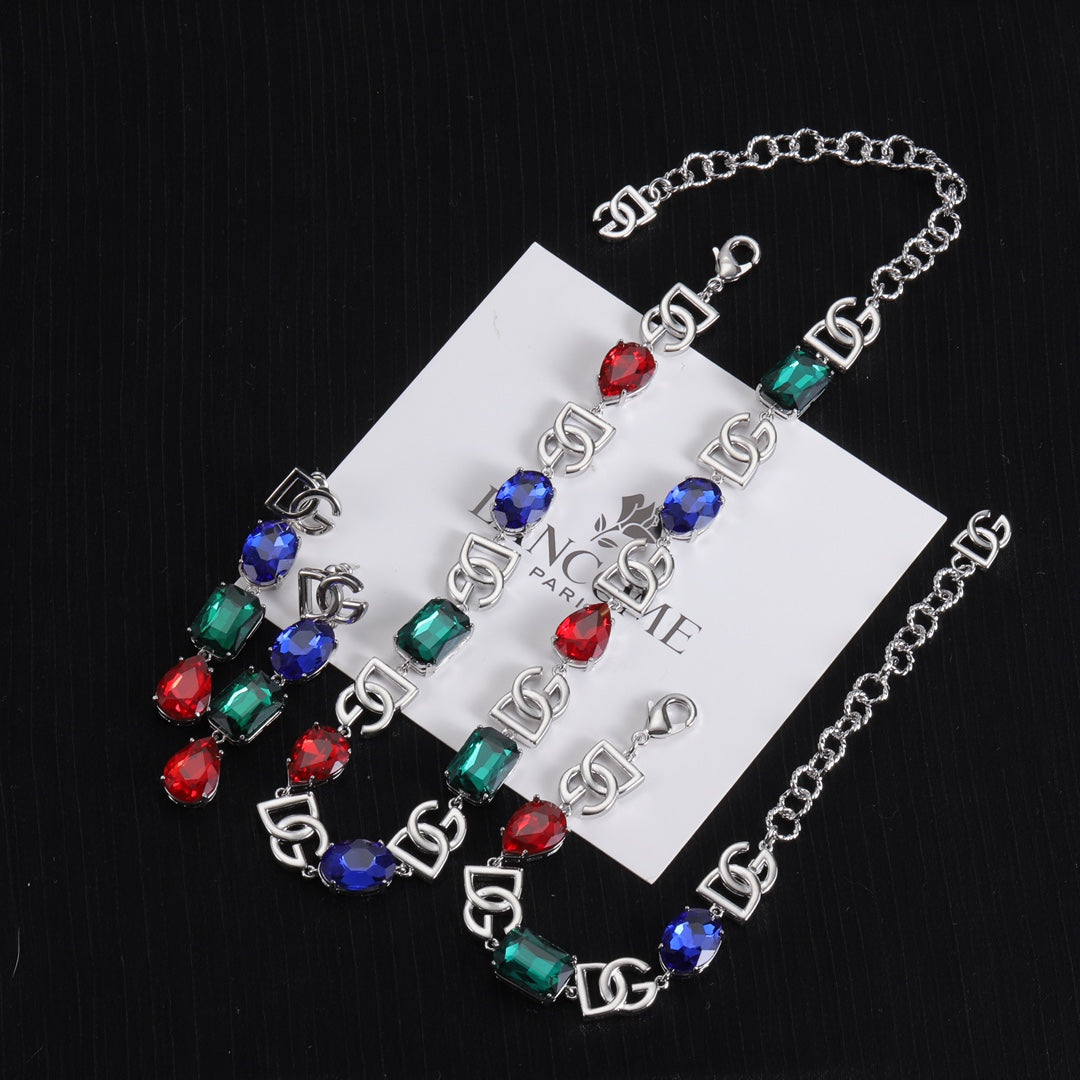 1XA583X Fashion high -quality Earrings Bracelets Necklaces