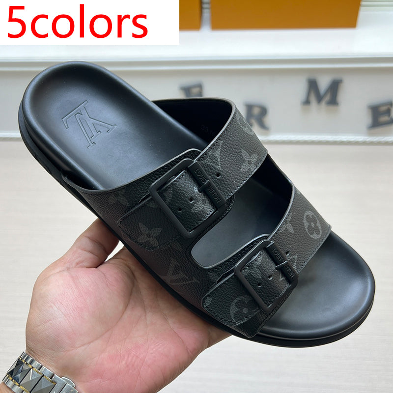 54E56Z   High quality leather slippers