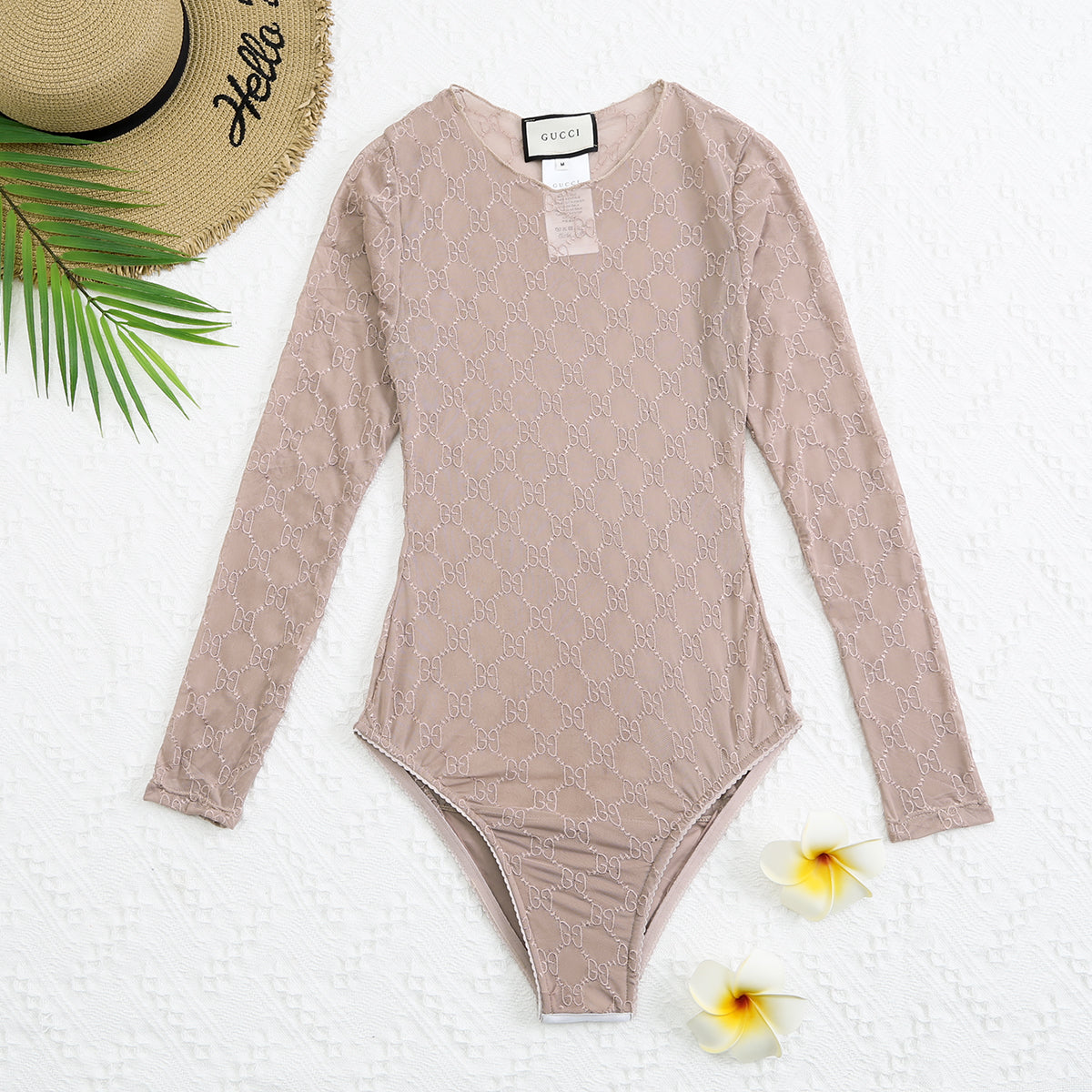 14B100Y   fashion Long sleeve swimsuit