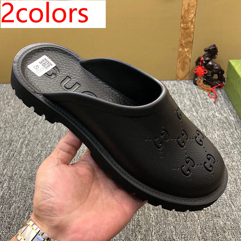 54B26Z   High quality leather slippers