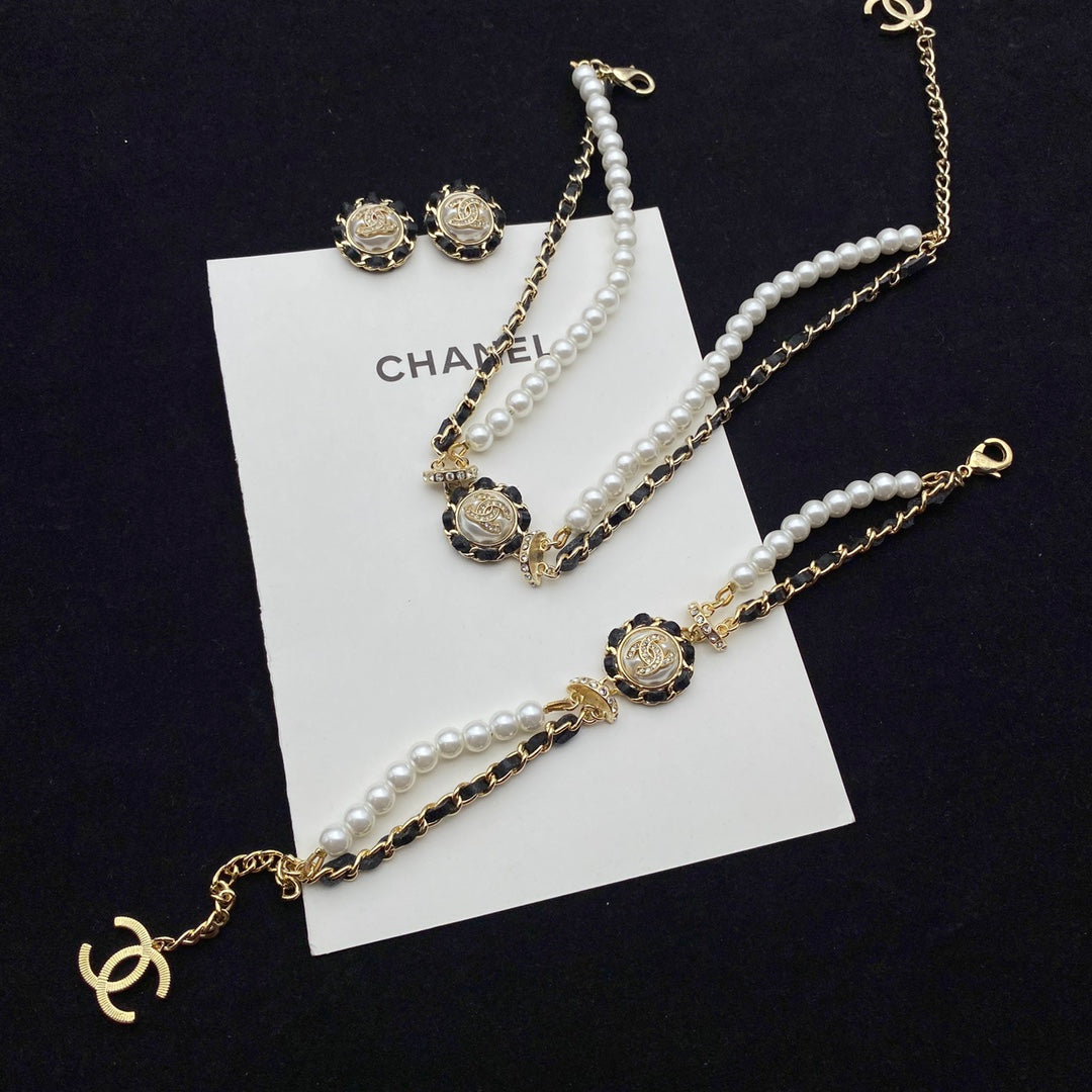 1YC175X  Fashion high -quality Earrings Bracelets Necklaces