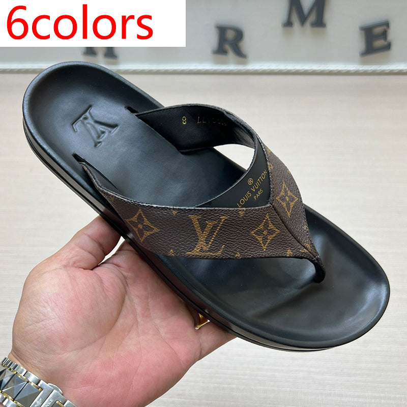 54E85Z   High quality leather slippers