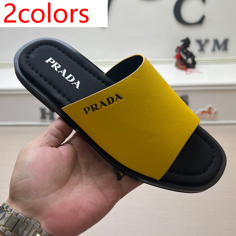 54PD75Z   High quality leather slippers