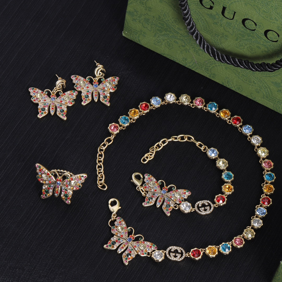 1YB58X  Fashion high -quality Necklaces Bracelets Earrings Rings