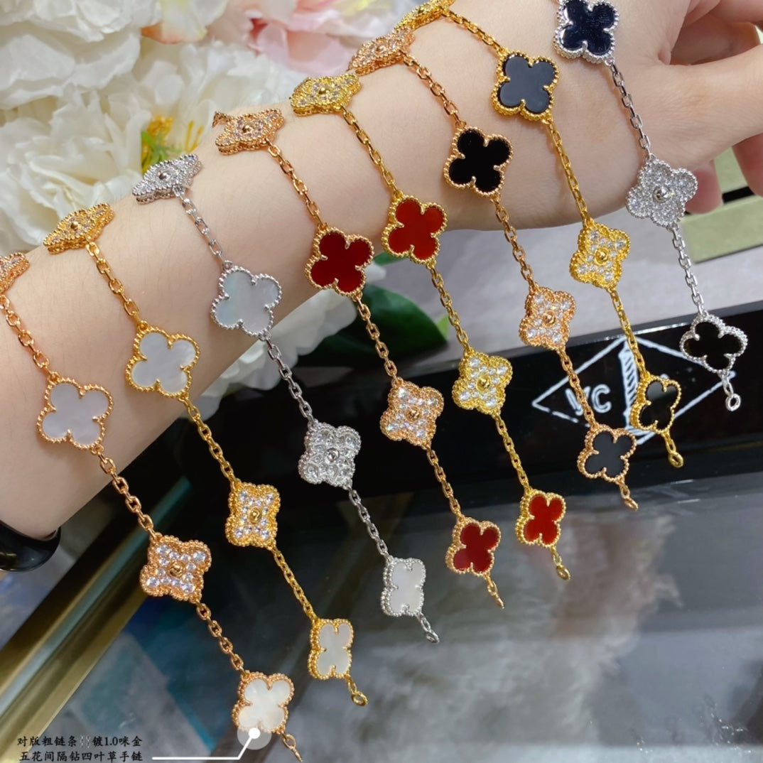 5XVA179K (1:1 High quality 5 flowers bracelets)