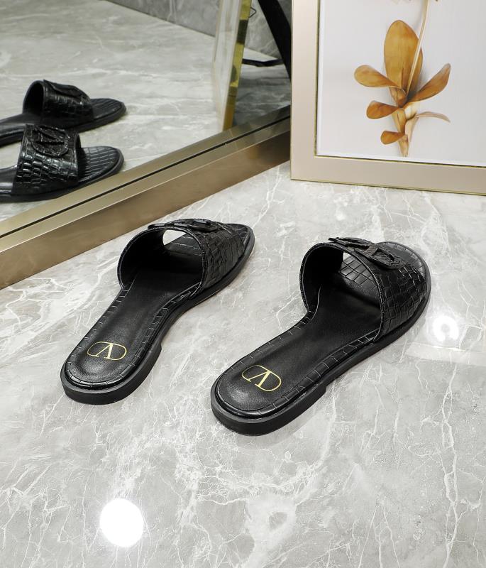 1:1 High quality leather slippers 2YVL41Z