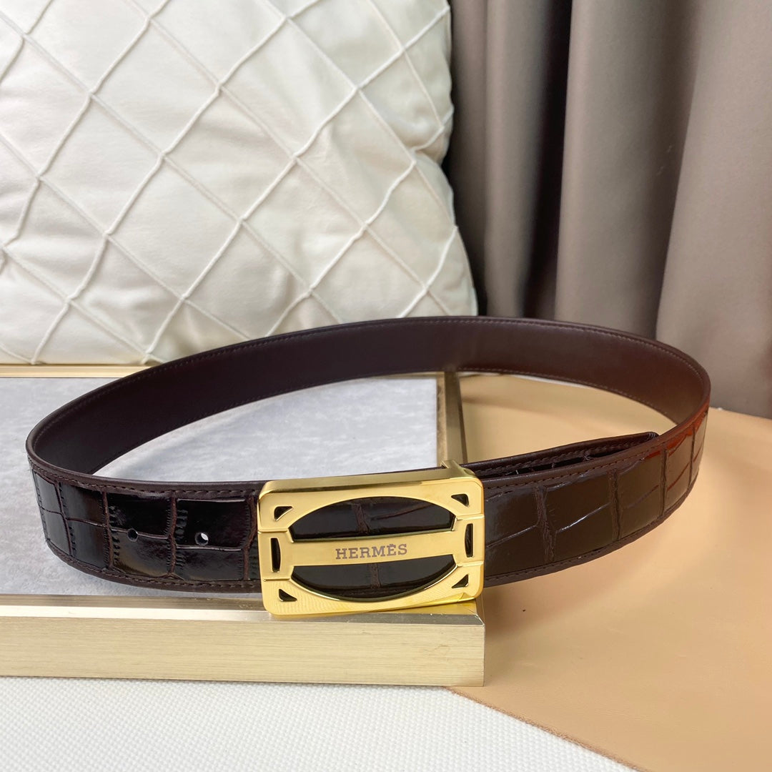 1: 1 High -quality head layer leather belt  1YH10P