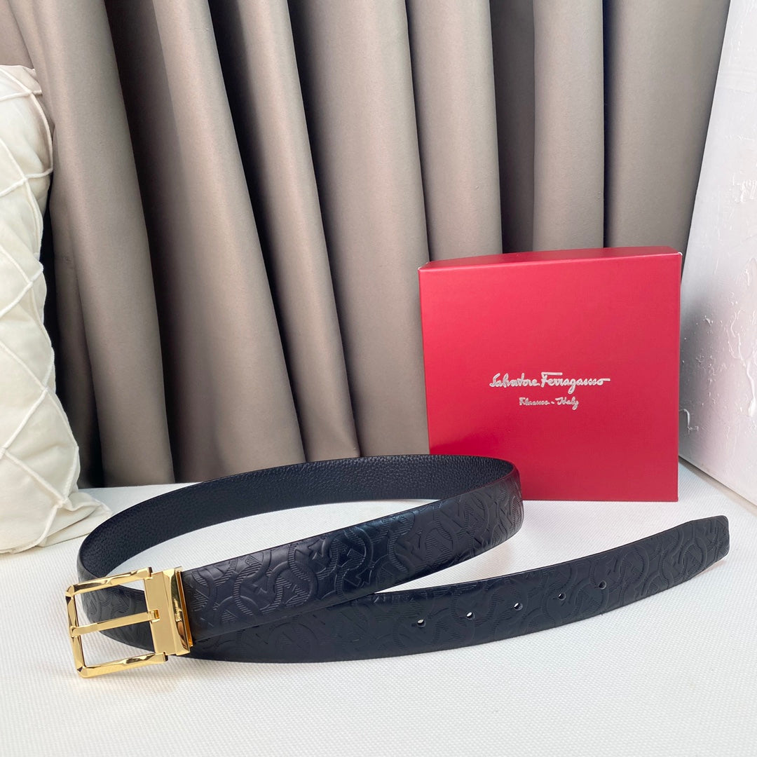 1: 1 High -quality head layer leather belt  1YA14P