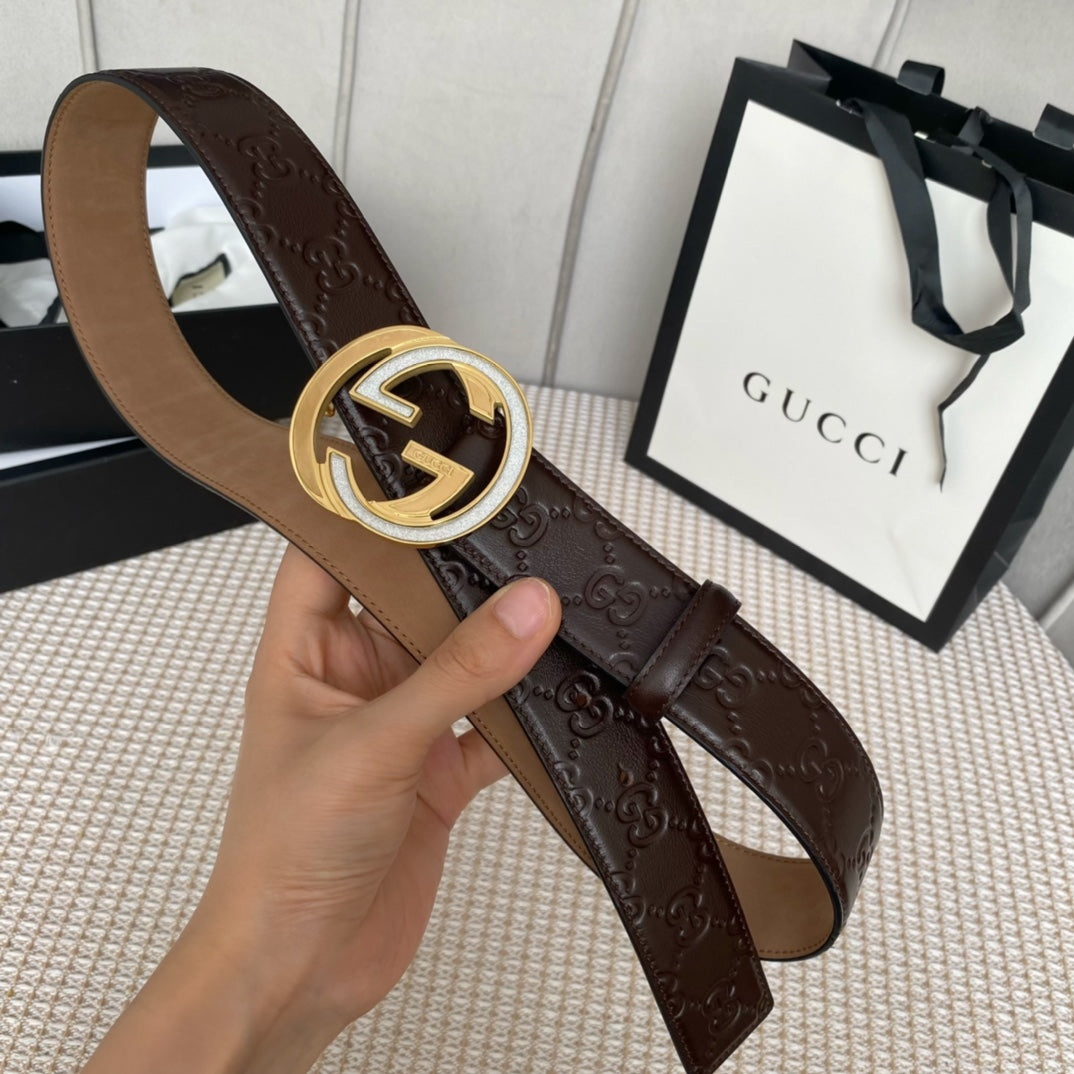 1:1 High -quality head layer leather belt  1XB26P