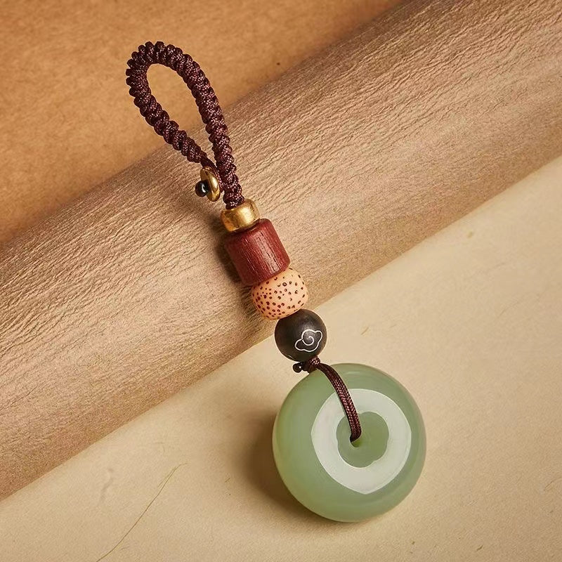 PD0044 Fashion High Quality Jade Keychain Chinese Style Accessories