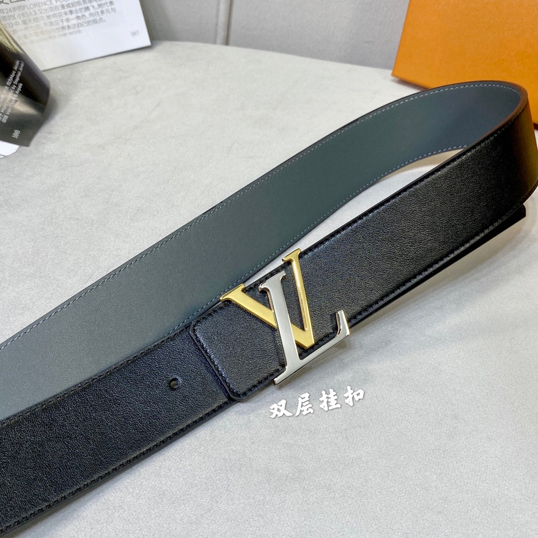 1YE65P  1: 1 High -quality cowhide double -sided belt