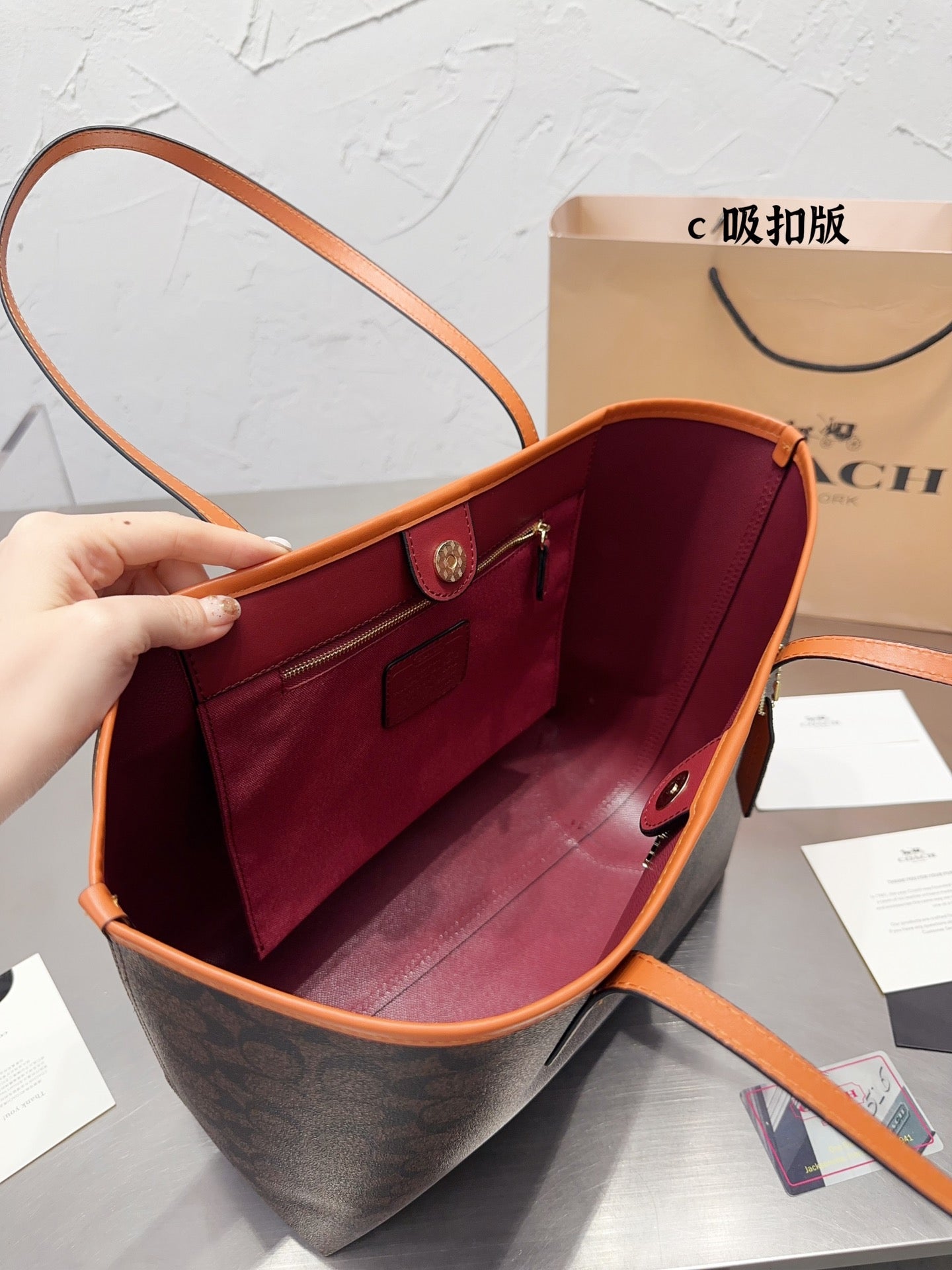 6XA198B ( hight quality leather bag)