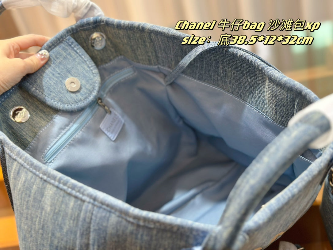 6XC81B ( fashion Denim material bag)