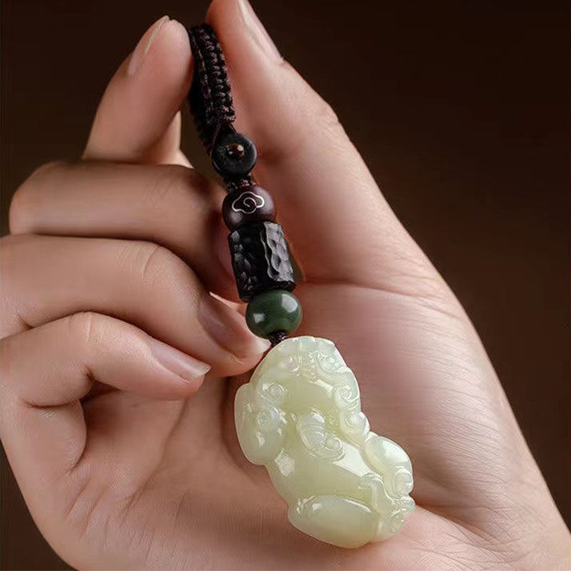 PD0054 Fashion High Quality Jade Keychain Chinese Style Accessories