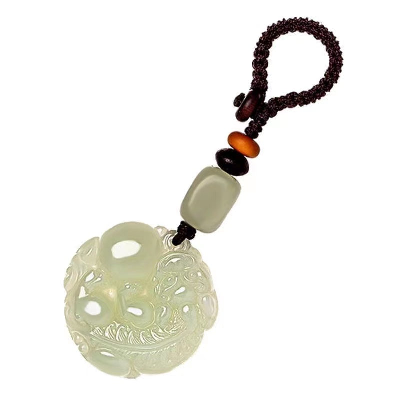 PD0045 Fashion High Quality Jade Keychain Chinese Style Accessories