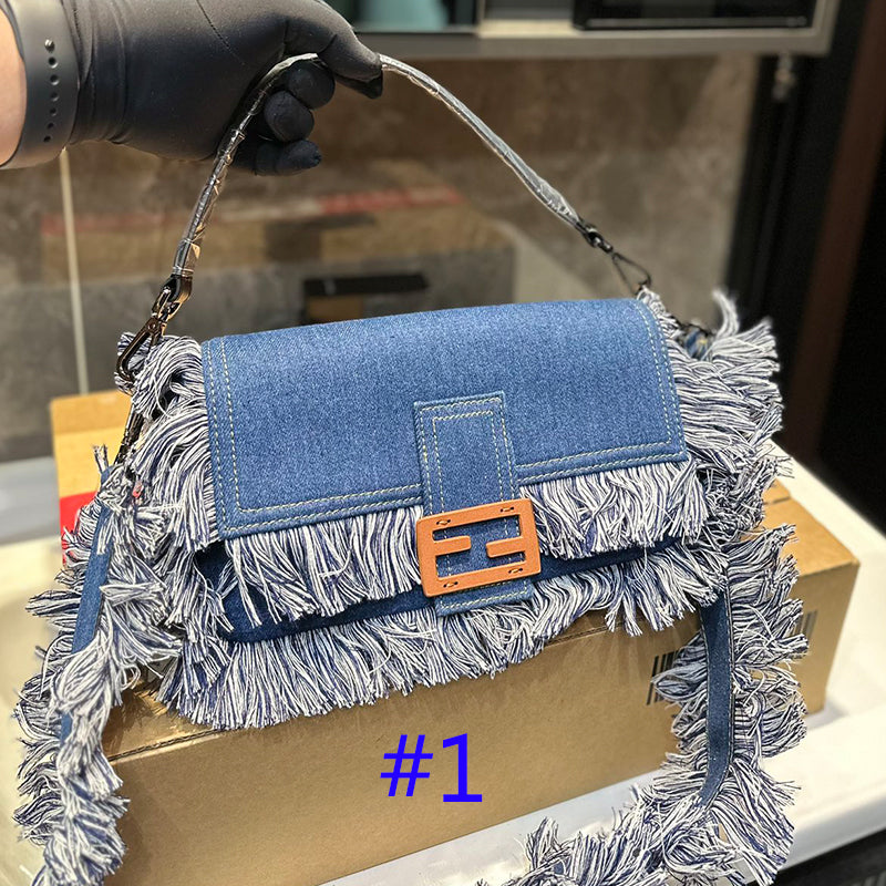 6XF77B ( fashion Denim material bag)