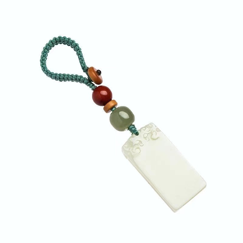 PD0043 Fashion High Quality Jade Keychain Chinese Style Accessories