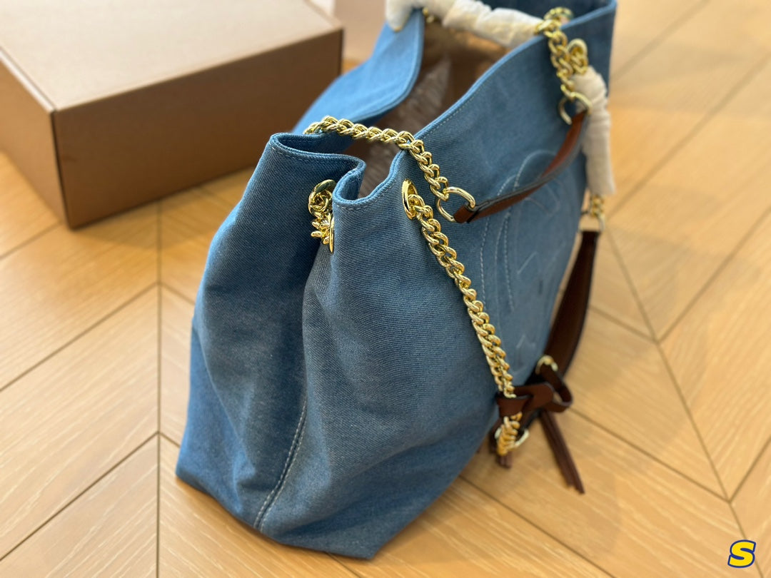 6XB83B ( fashion Denim material bag)