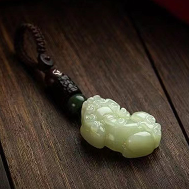 PD0054 Fashion High Quality Jade Keychain Chinese Style Accessories