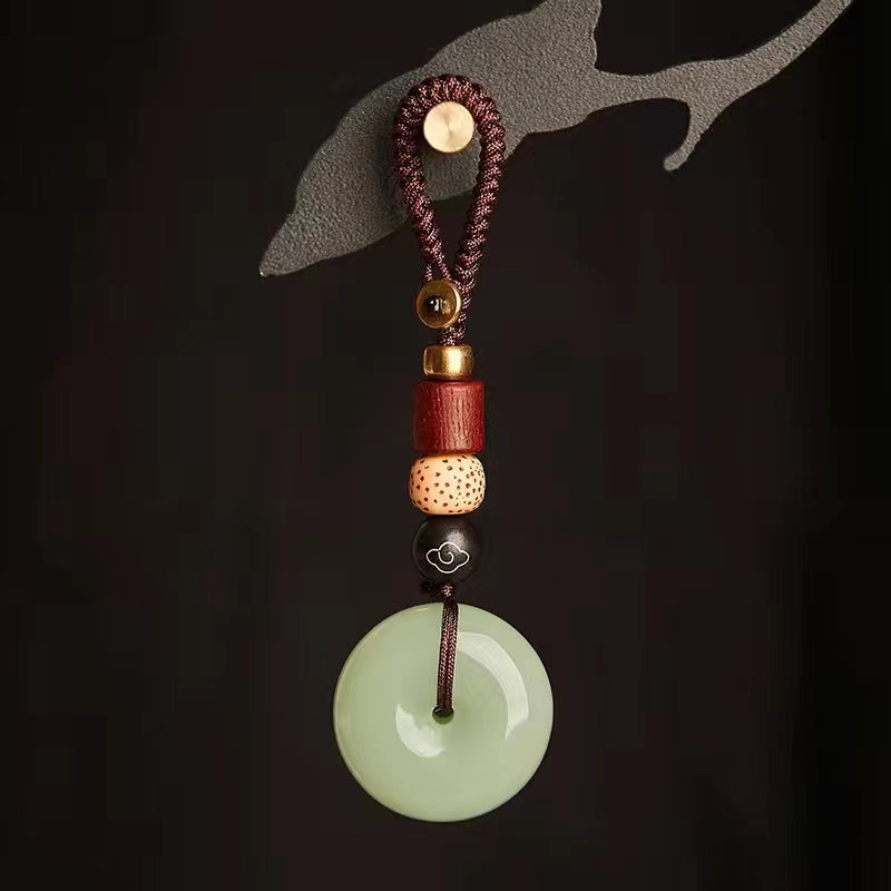 PD0044 Fashion High Quality Jade Keychain Chinese Style Accessories