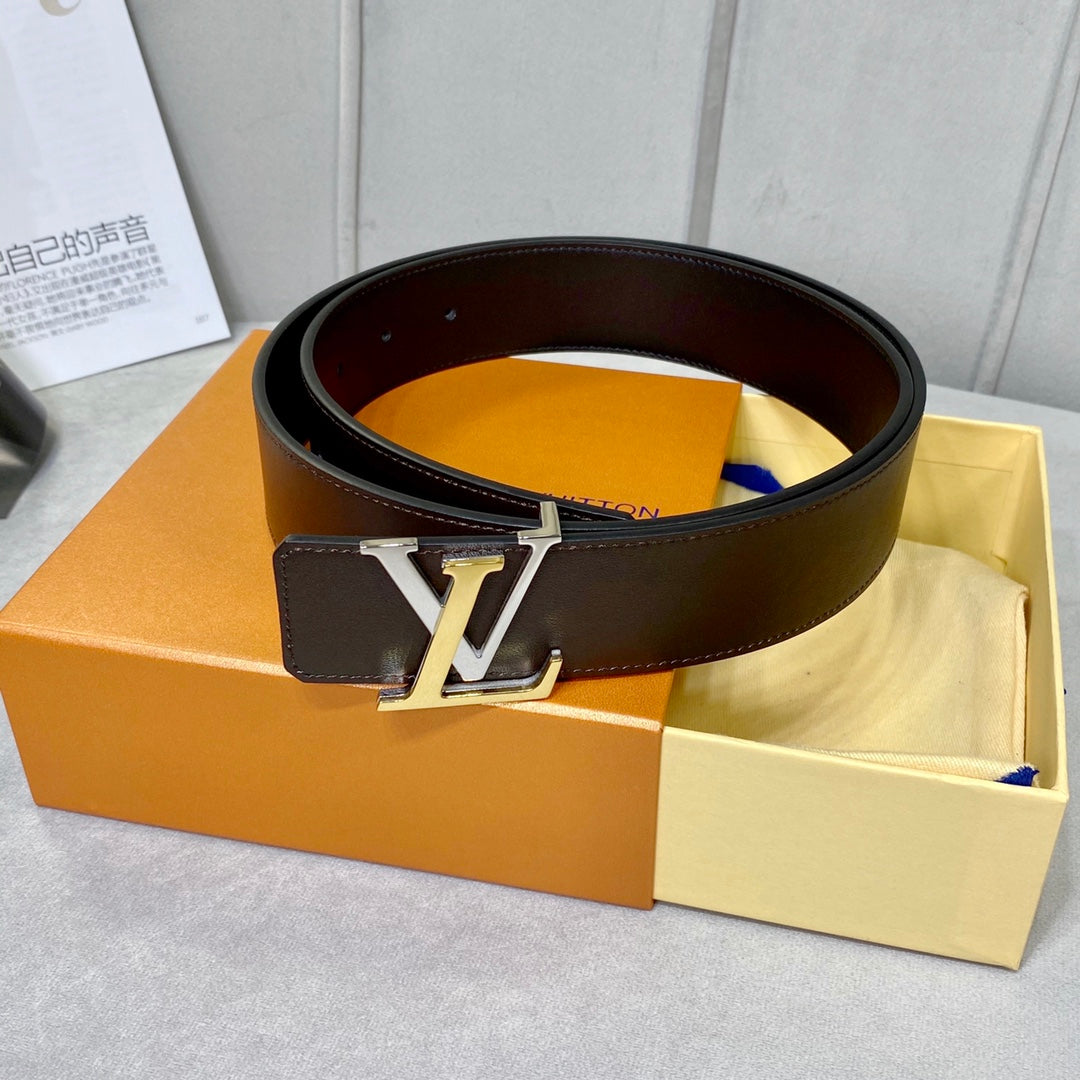 1YE65P  1: 1 High -quality cowhide double -sided belt