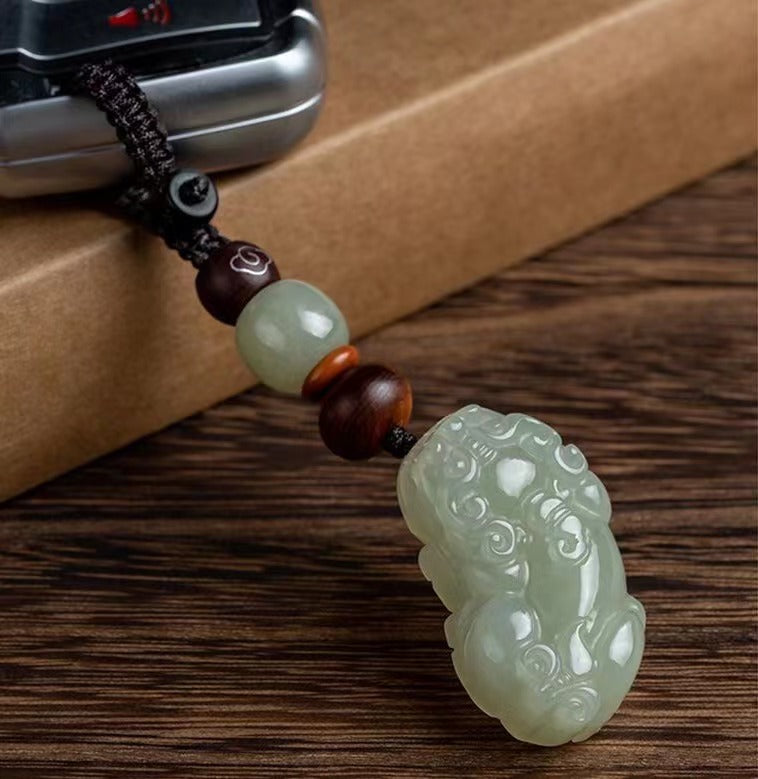 PD0047 Fashion High Quality Jade Keychain Chinese Style Accessories