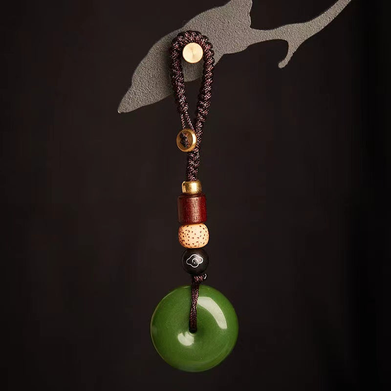 PD0044 Fashion High Quality Jade Keychain Chinese Style Accessories