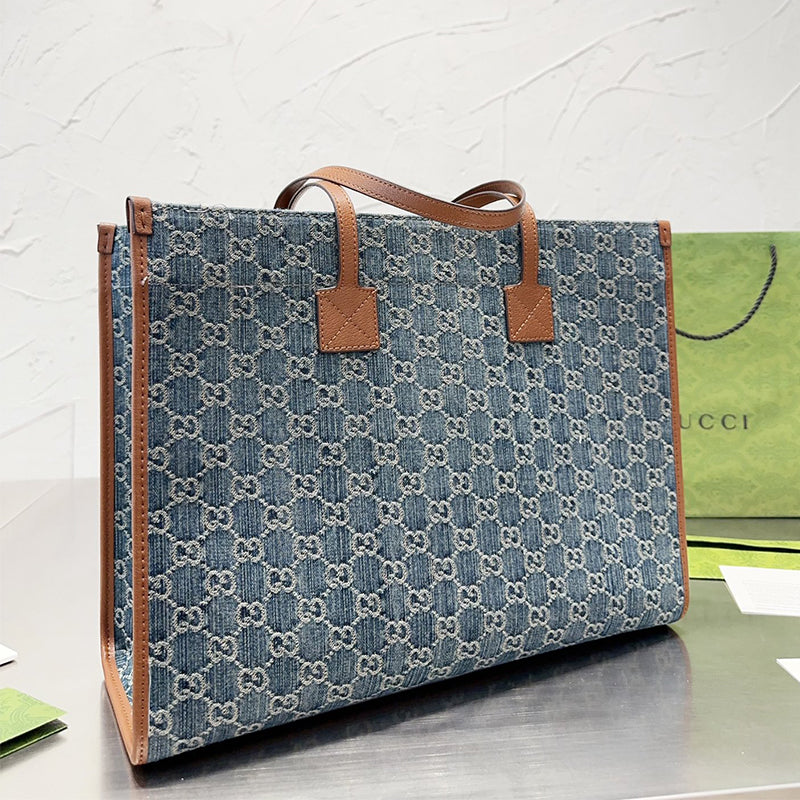 6XB210B ( fashion Denim material bag)