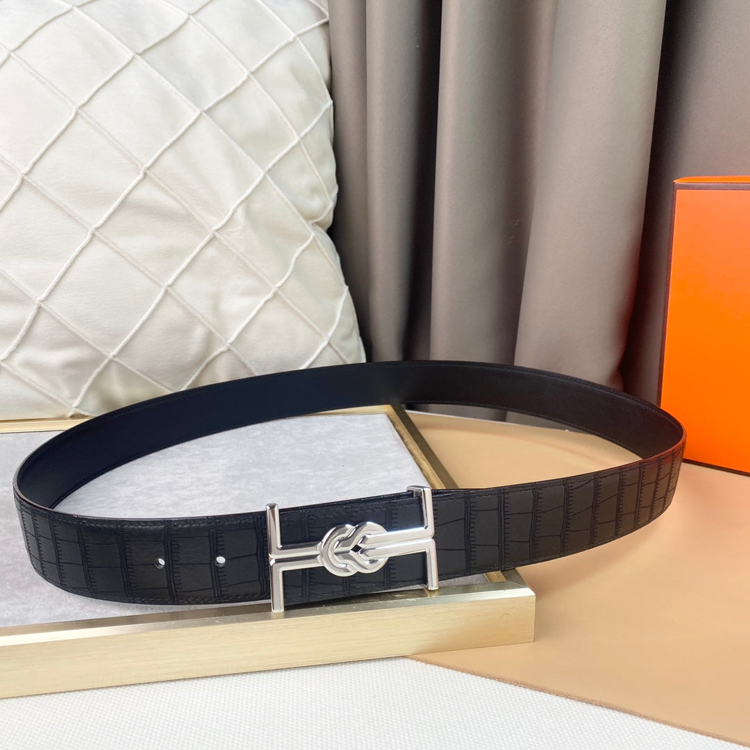 1: 1 High -quality head layer leather belt  1YH11P