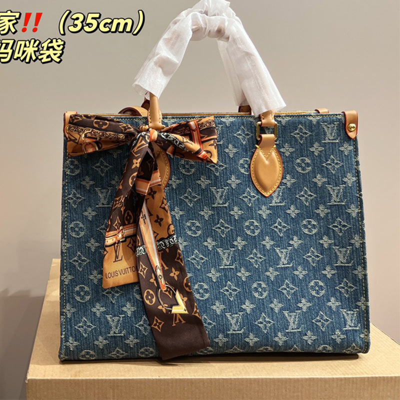 6XE68B ( fashion Denim material bag)