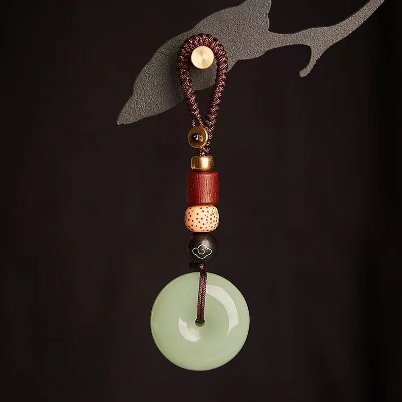 PD0044 Fashion High Quality Jade Keychain Chinese Style Accessories