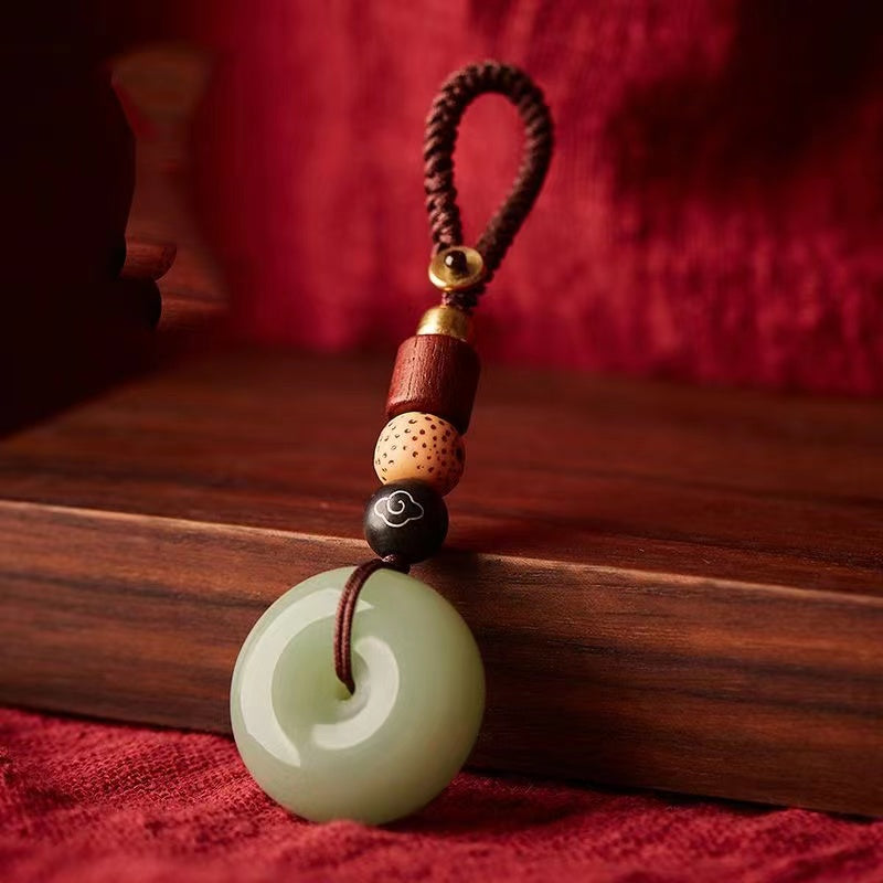 PD0044 Fashion High Quality Jade Keychain Chinese Style Accessories