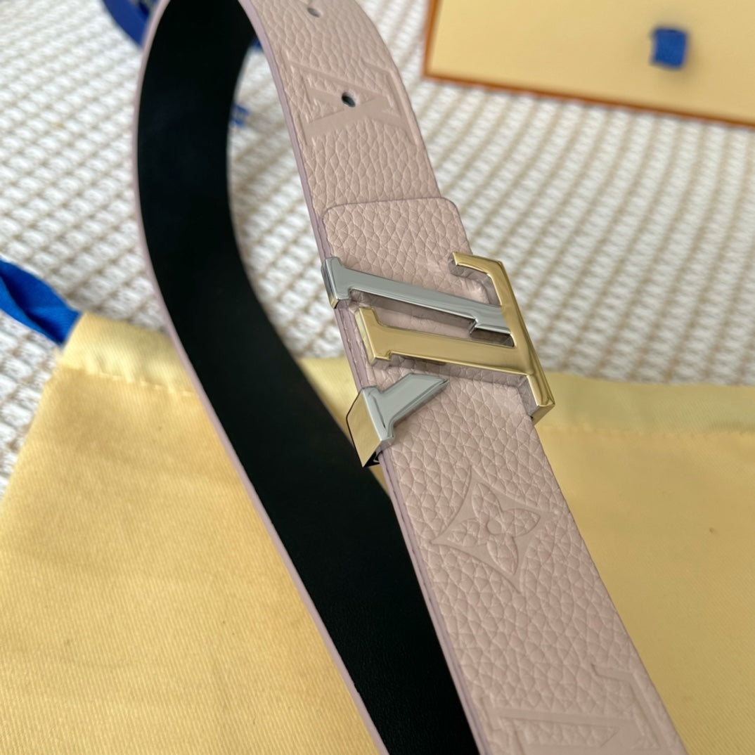 1YE72P  1: 1 High -quality cowhide double -sided belt