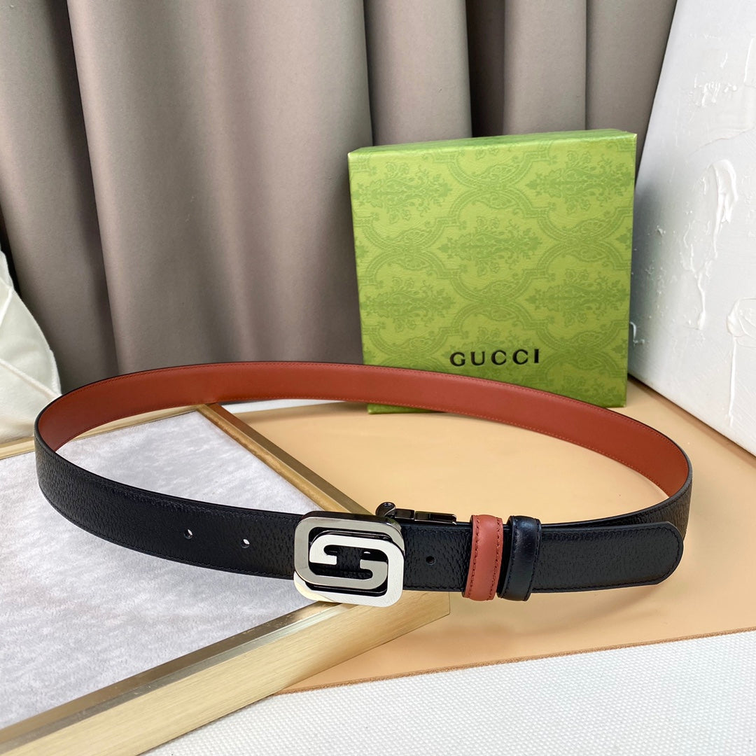 1: 1 head layer leather  belt  1XB4P