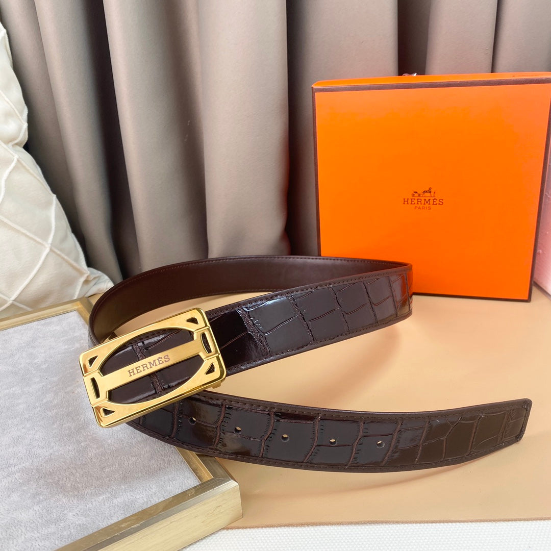 1: 1 High -quality head layer leather belt  1YH10P