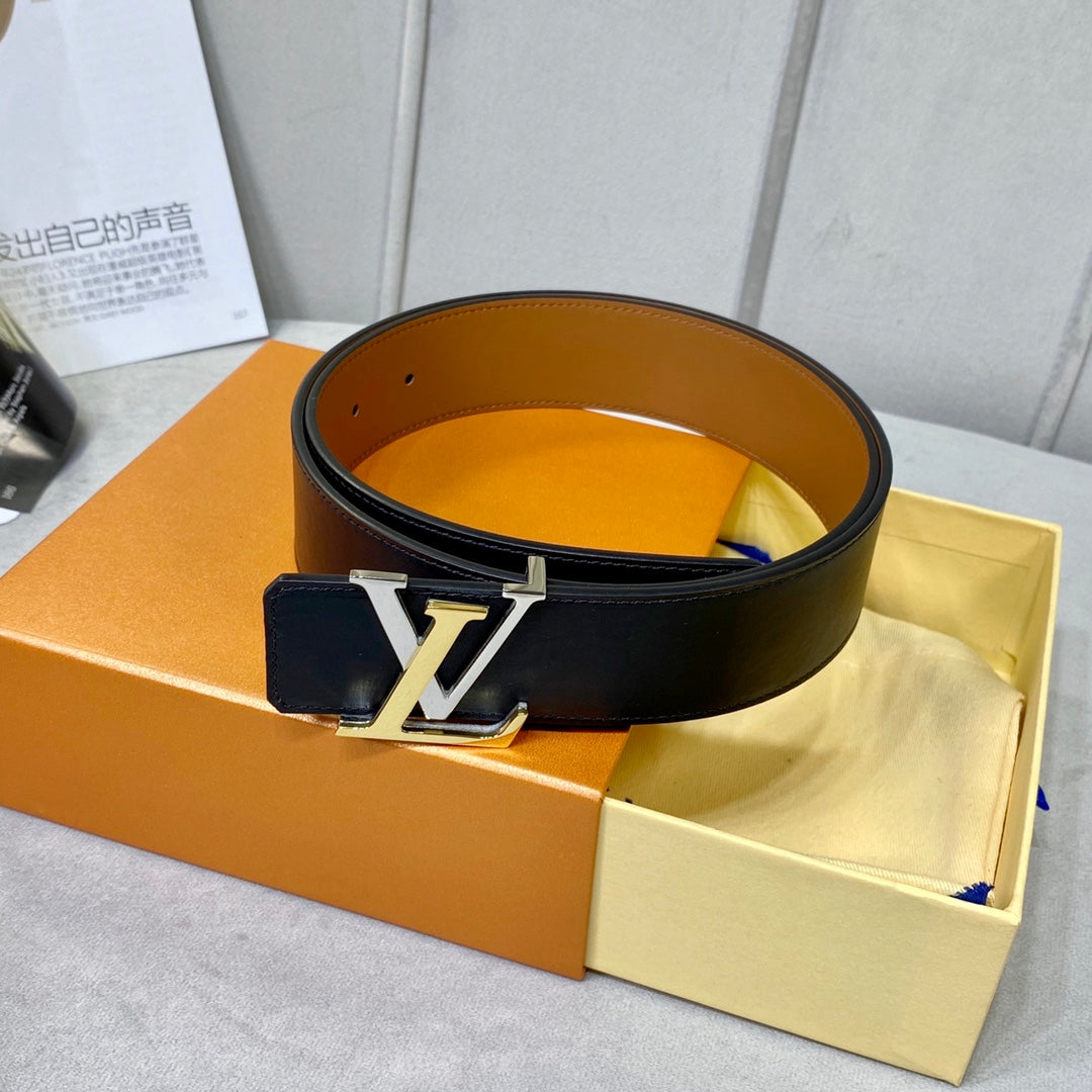 1YE65P  1: 1 High -quality cowhide double -sided belt