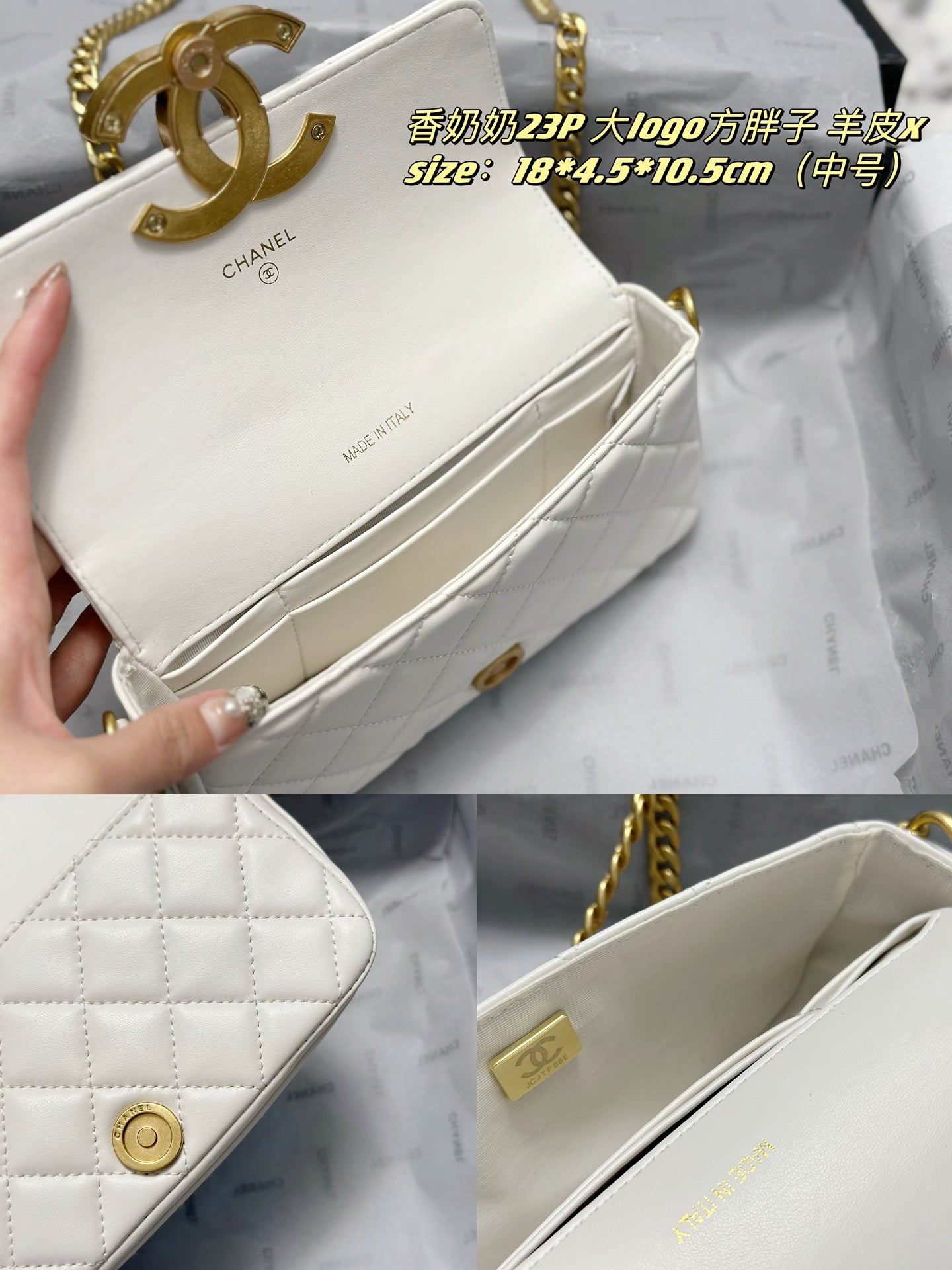 6XC218B ( 1:1 hight quality leather bag)