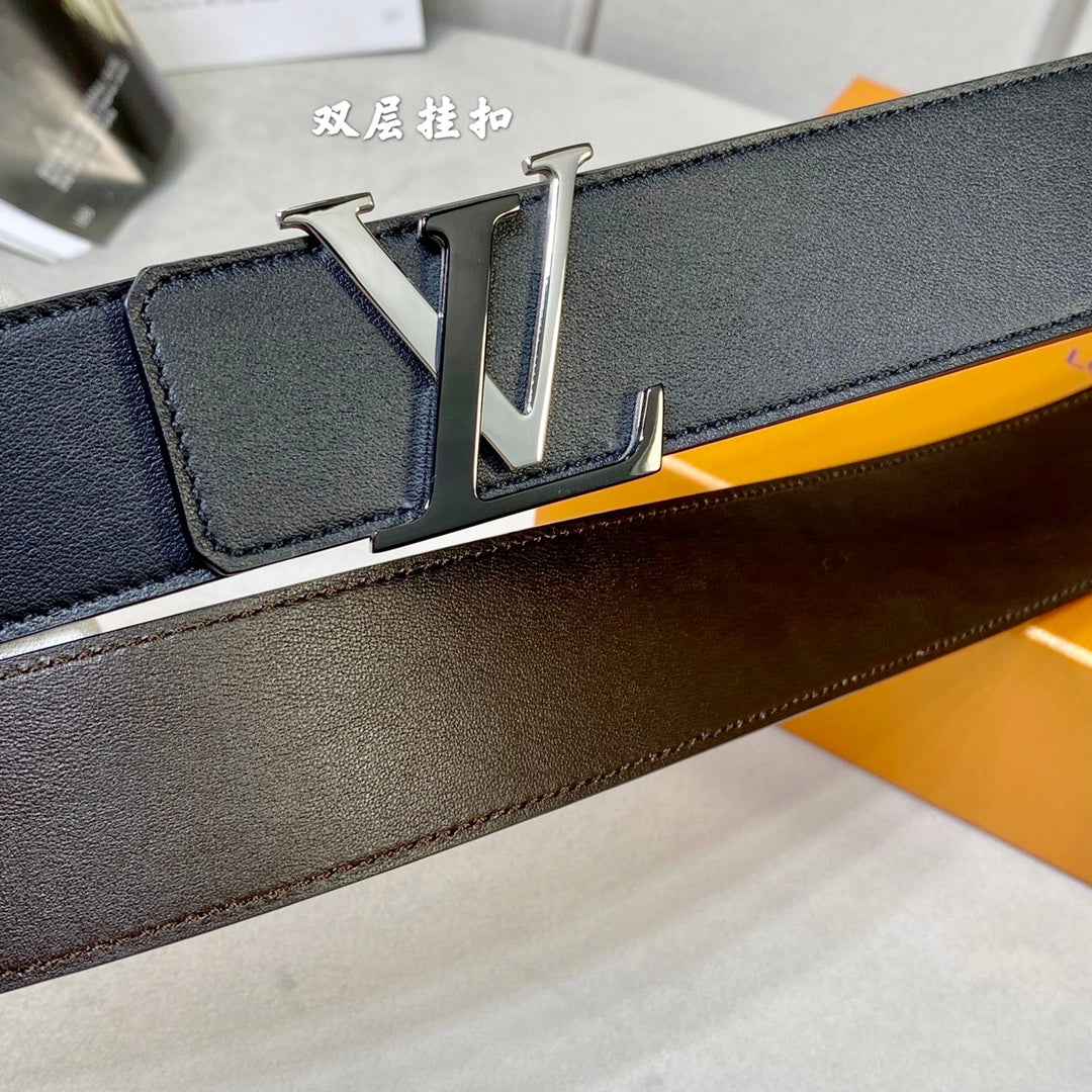 1YE65P  1: 1 High -quality cowhide double -sided belt