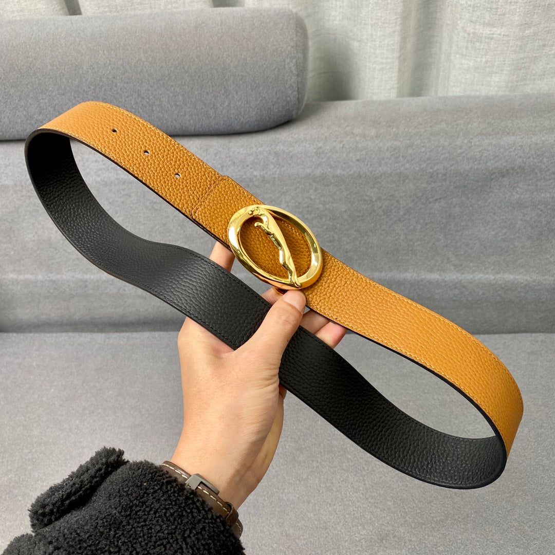 1: 1 High -quality head layer leather belt 1YA59P