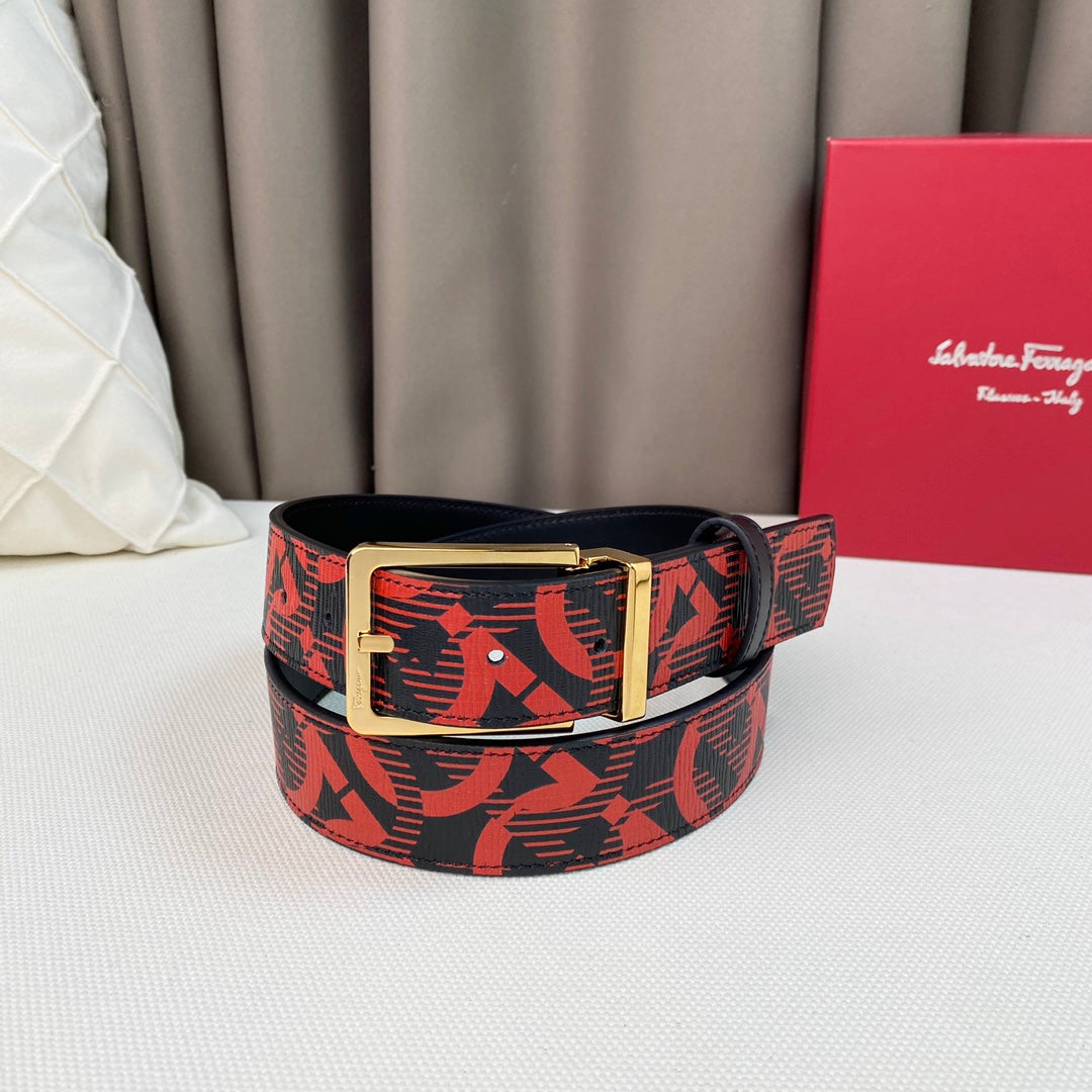 1: 1 High -quality head layer leather belt  1YA16P