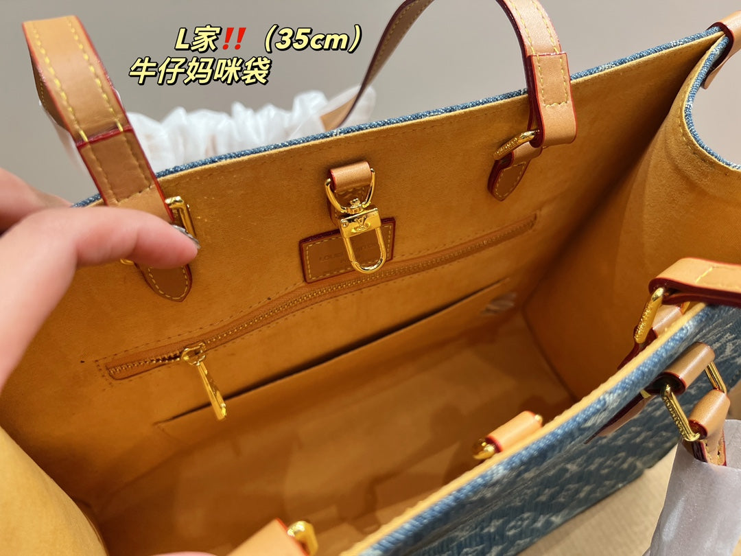 6XE68B ( fashion Denim material bag)