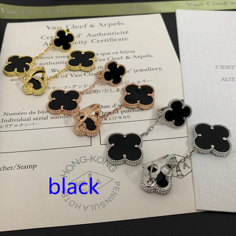 1XVA188E  (1:1 High quality 2 flower earrings)