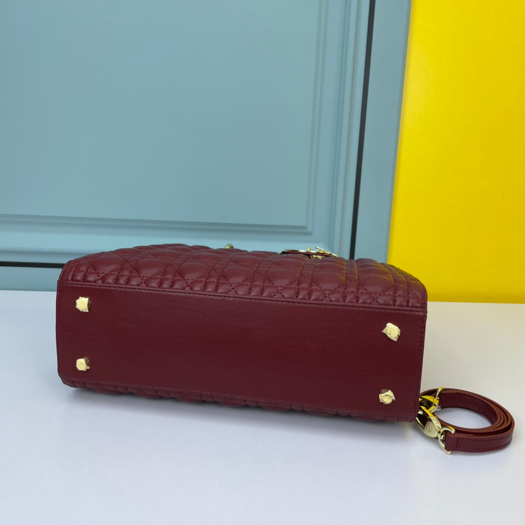 High quality sheepskin  leather bag (32CM) 1XD54B