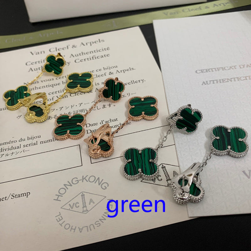 1XVA188E  (1:1 High quality 2 flower earrings)