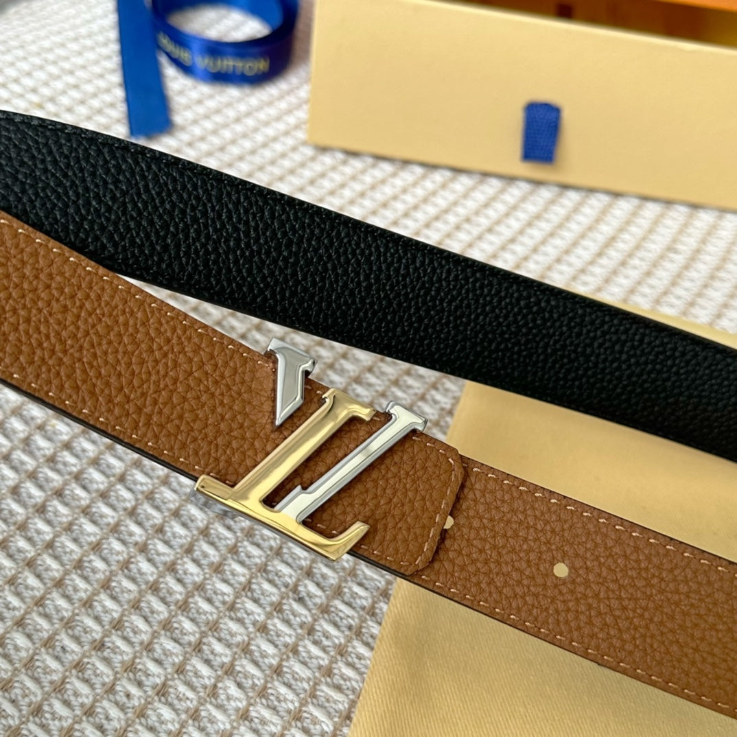 1YE72P  1: 1 High -quality cowhide double -sided belt