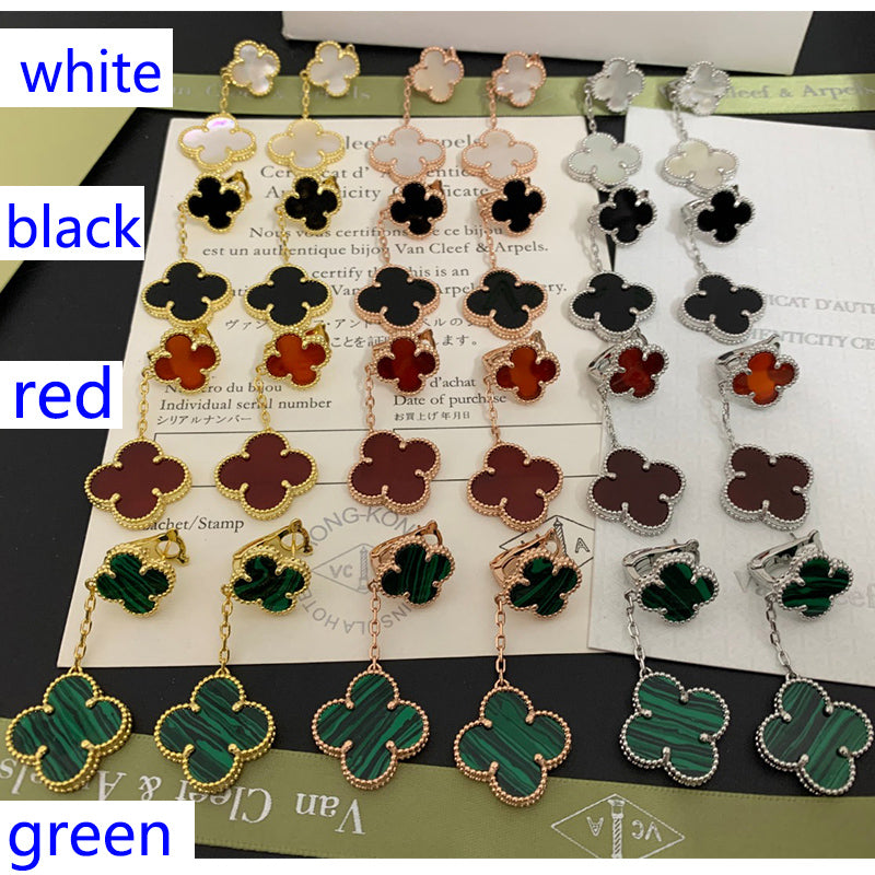 1XVA188E  (1:1 High quality 2 flower earrings)