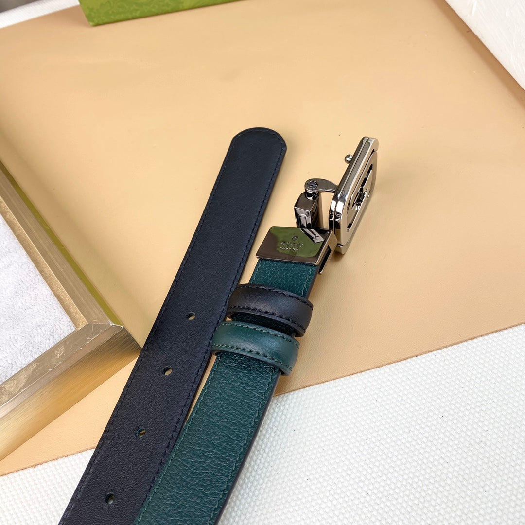 1: 1 head layer leather  belt  1XB4P