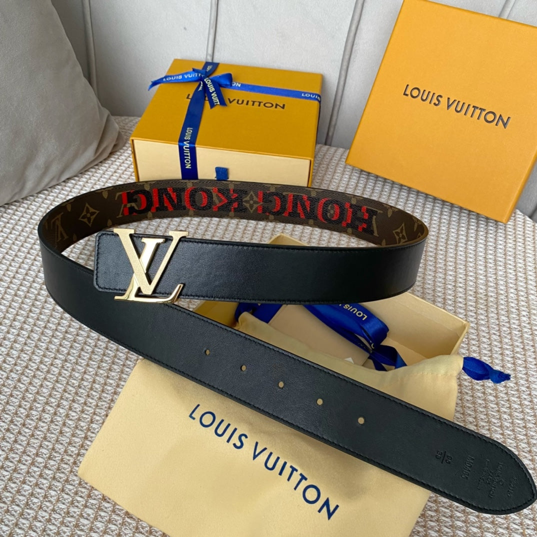 1: 1 High -quality head layer leather belt 1YE53P