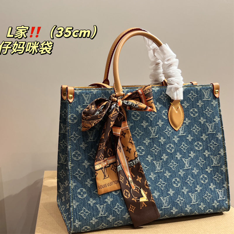 6XE68B ( fashion Denim material bag)