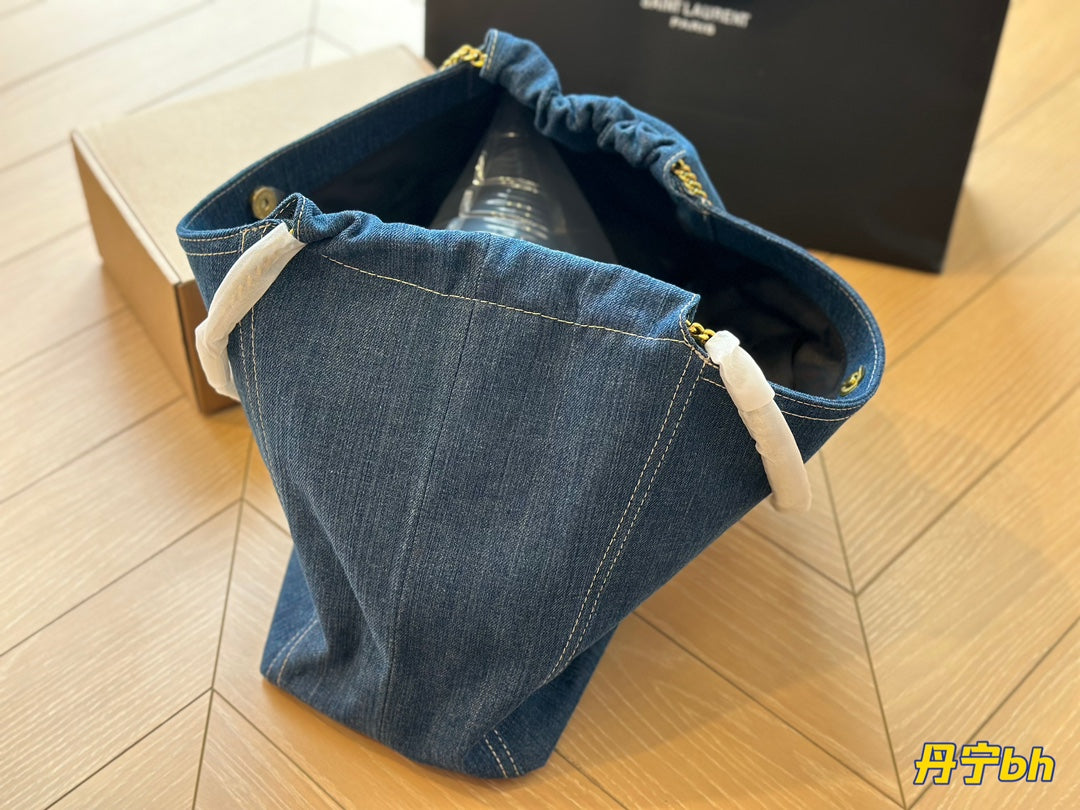 6XSL73B ( fashion Denim material bag)